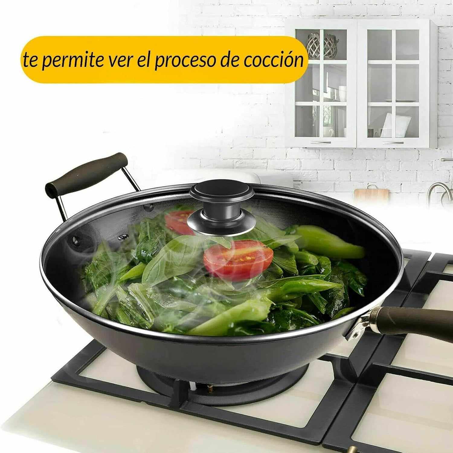 Tapa de cristal para sarten 24 cm - imagen 2