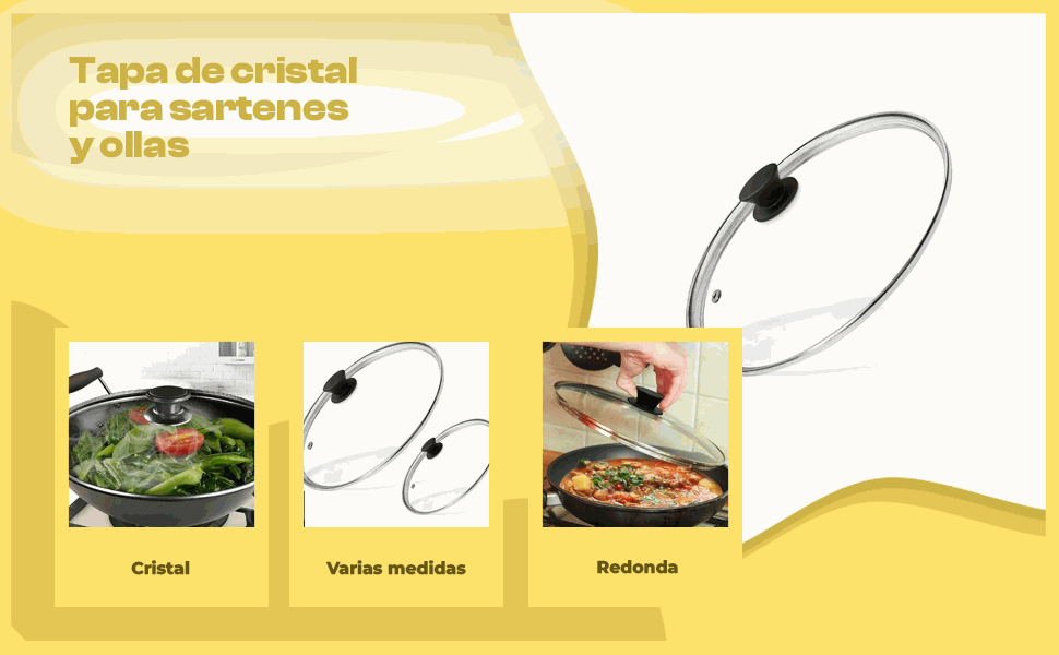 Banner - Tapa de cristal para sarten 24 cm