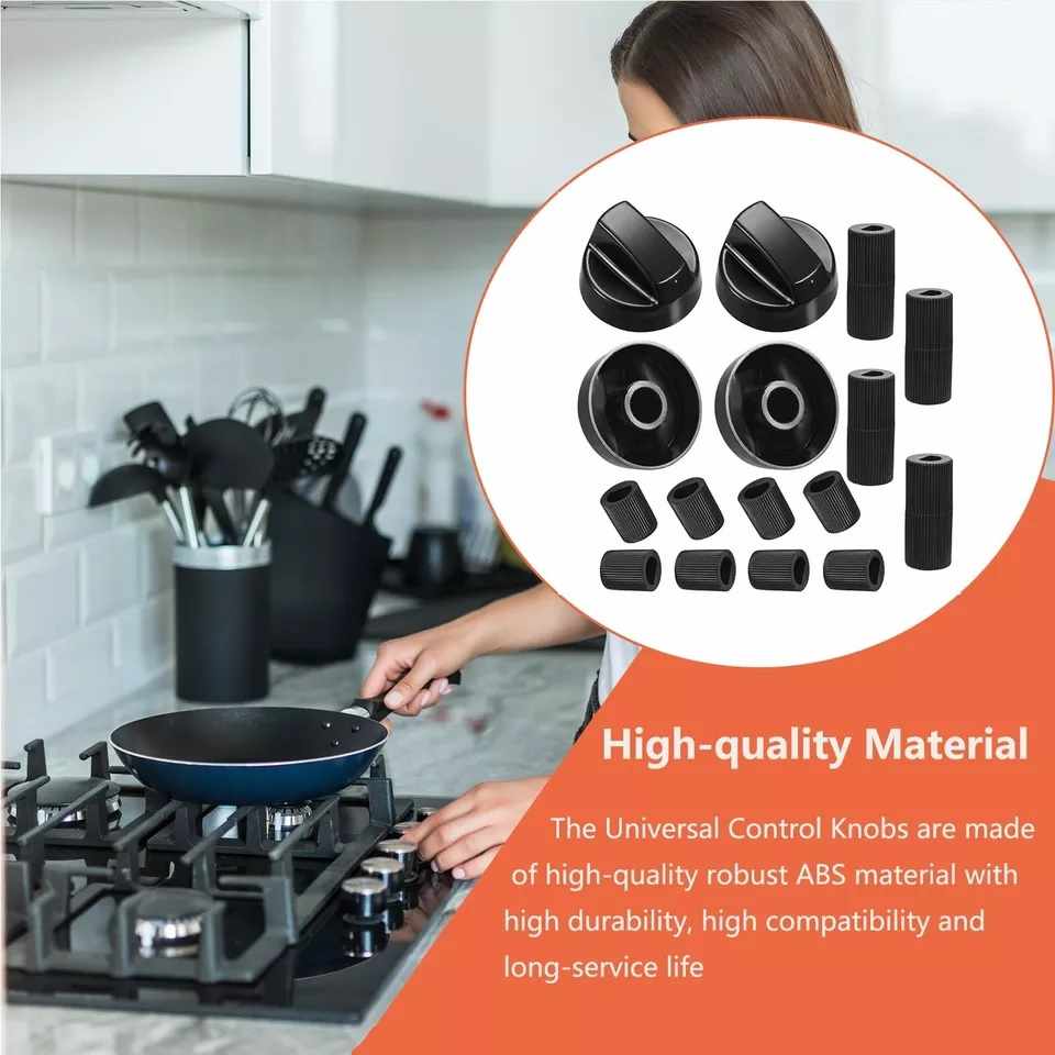 Manija perillas mando Universal para Horno (4 uds) Negro - imagen 5