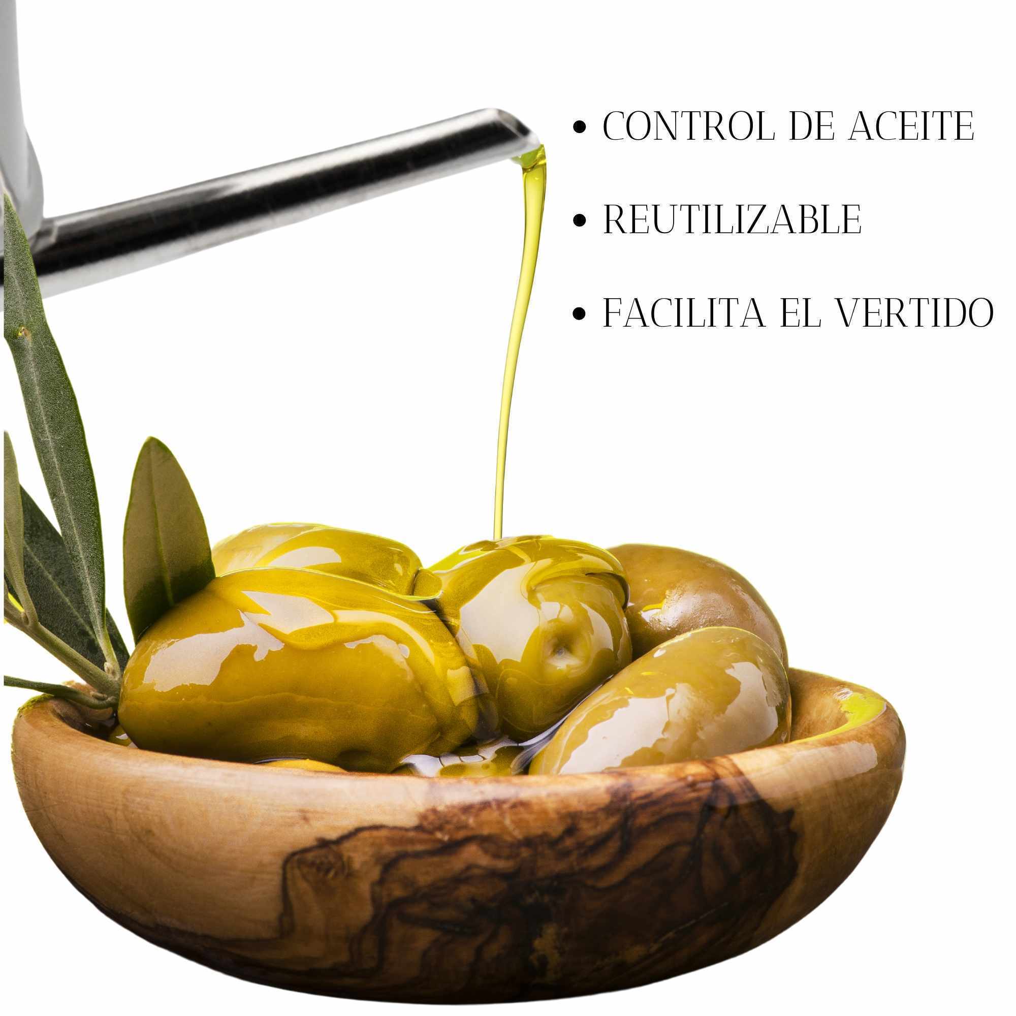 Aceitera acero inoxidable 500 ml - imagen 5