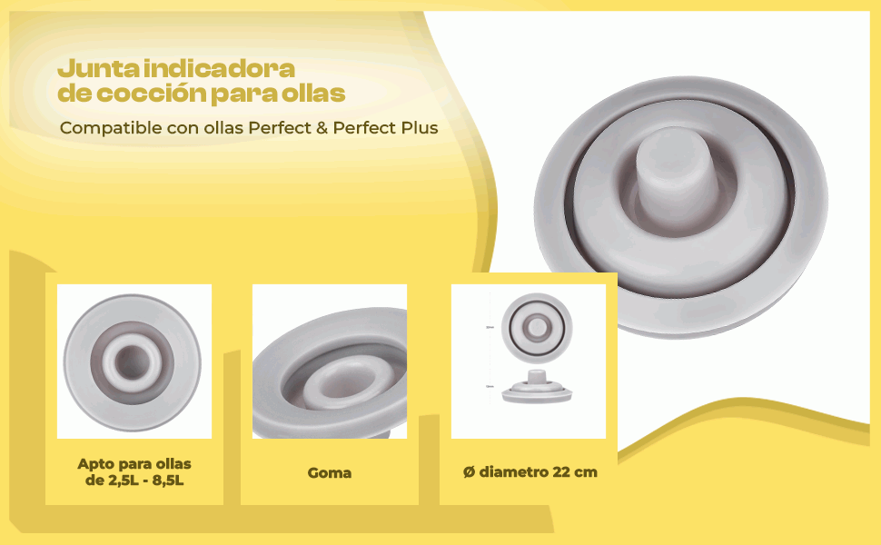 Banner - Junta indicadora de cocción para ollas Perfect 22 mm
