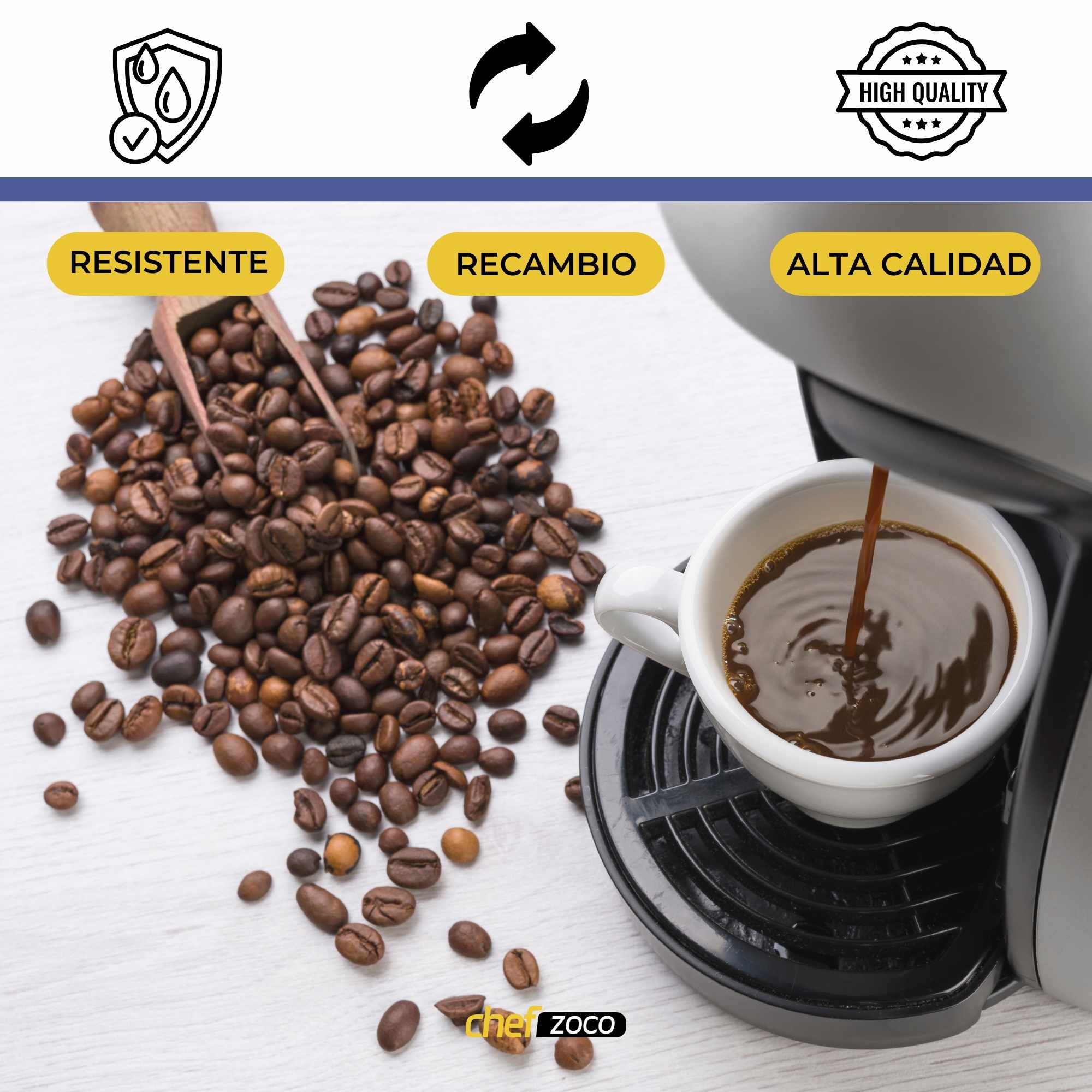 Junta para deposito de agua compatible con cafetera KRUPS - imagen 4