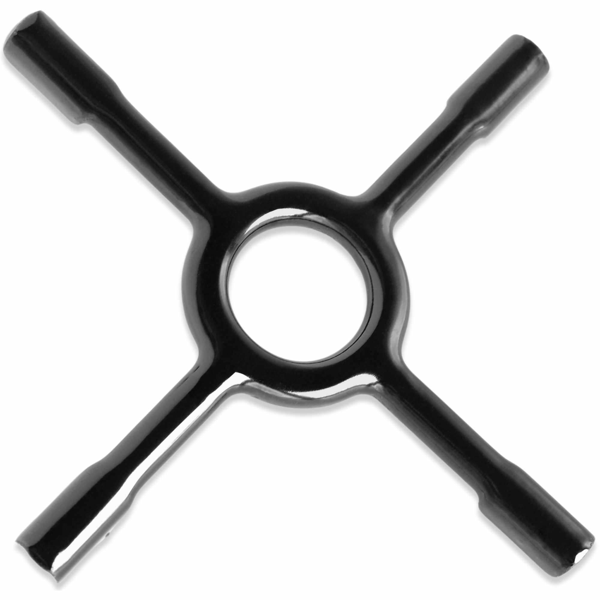 Soporte para hornillo de gas universal ceramica 13 cm Negro