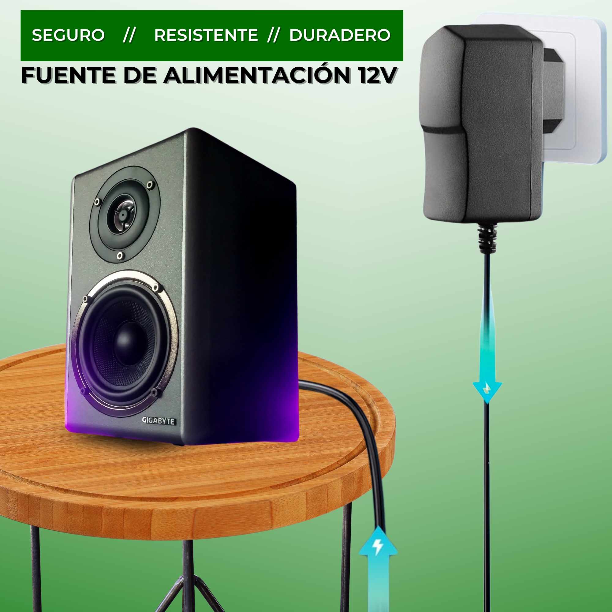 Alimentador 12V Negro 1A - imagen 6