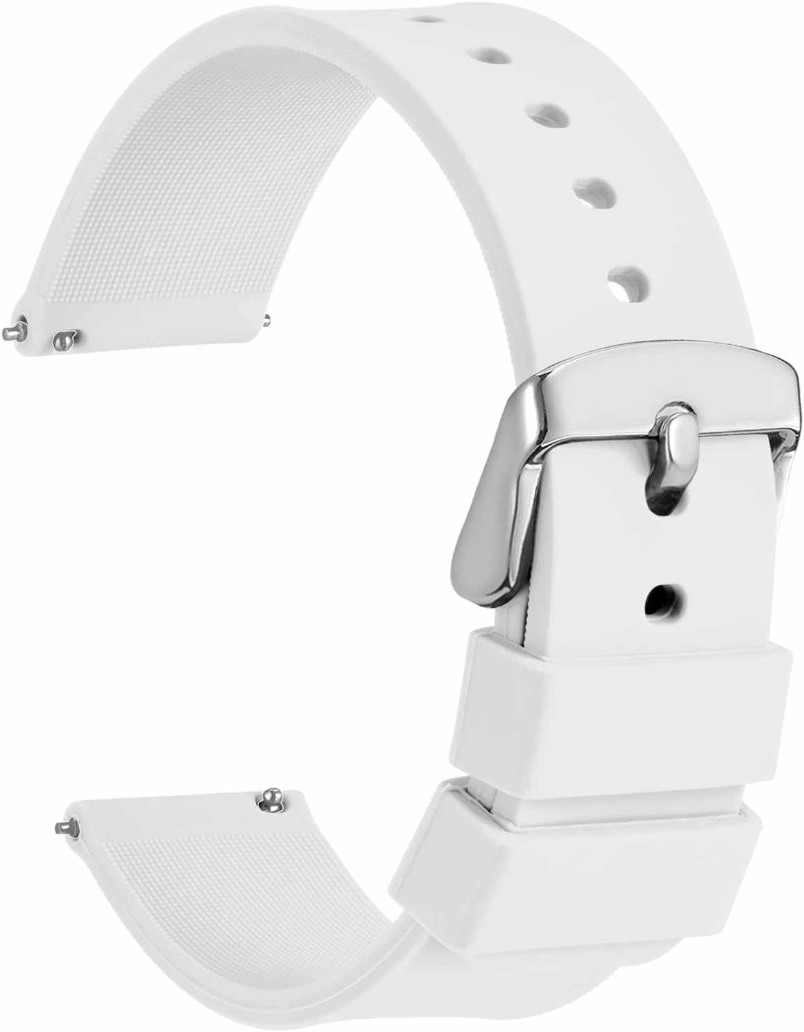 Pasador de goma para correas de reloj 24 mm Blanco - imagen 6