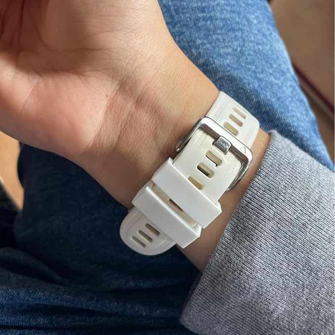 Pasador de goma para correas de reloj 16 mm Blanco - imagen 5