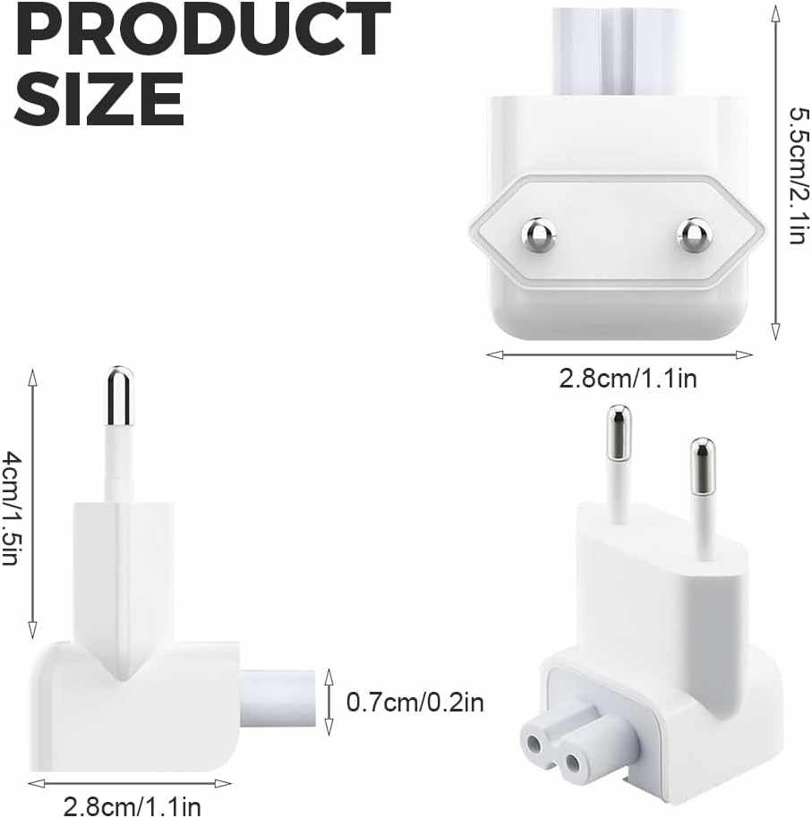 Adaptador corriente para Fuentes de alimentación Apple Blanco - imagen 5
