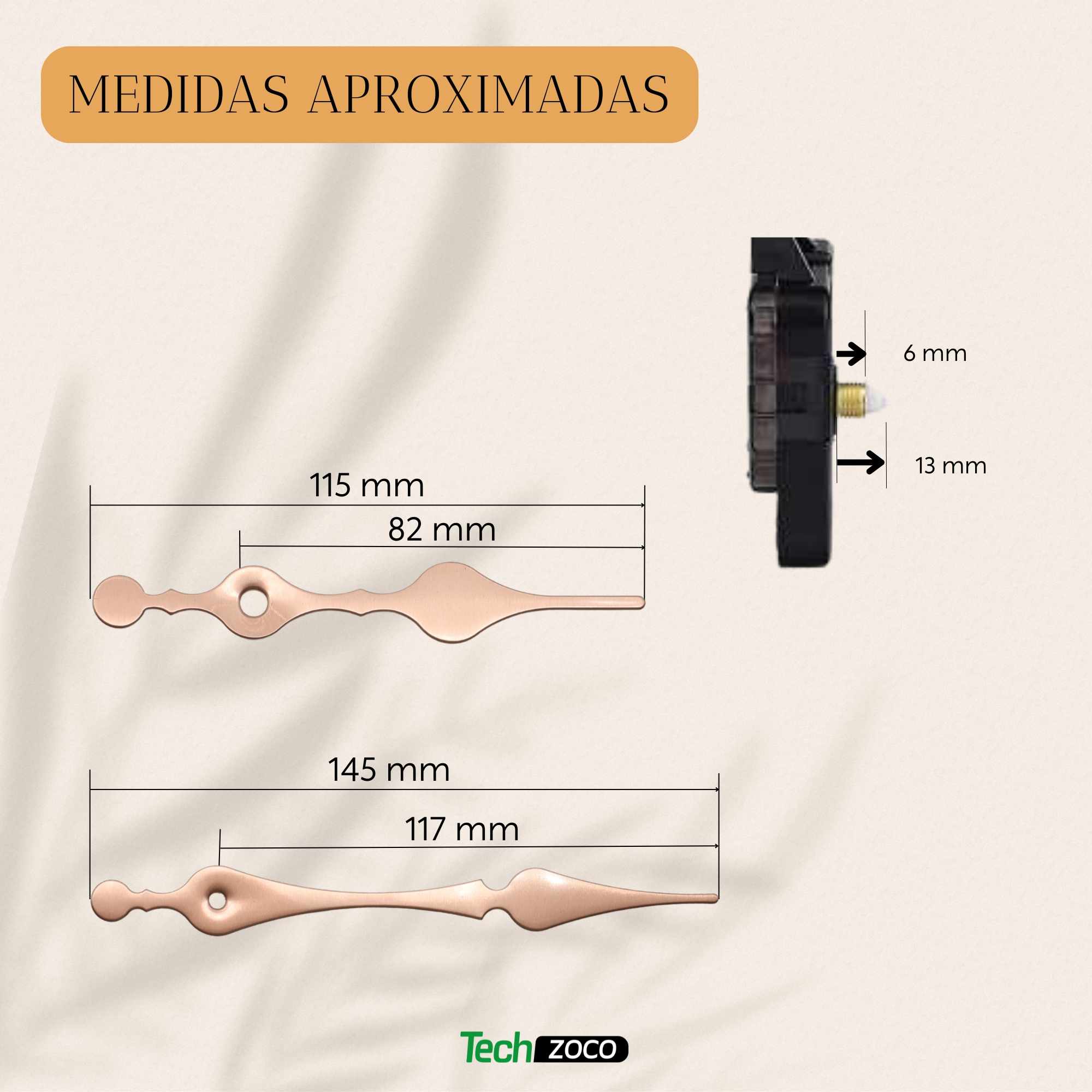 Mecanismo movimiento reloj cuarzo silencioso tipo 18 - imagen 4
