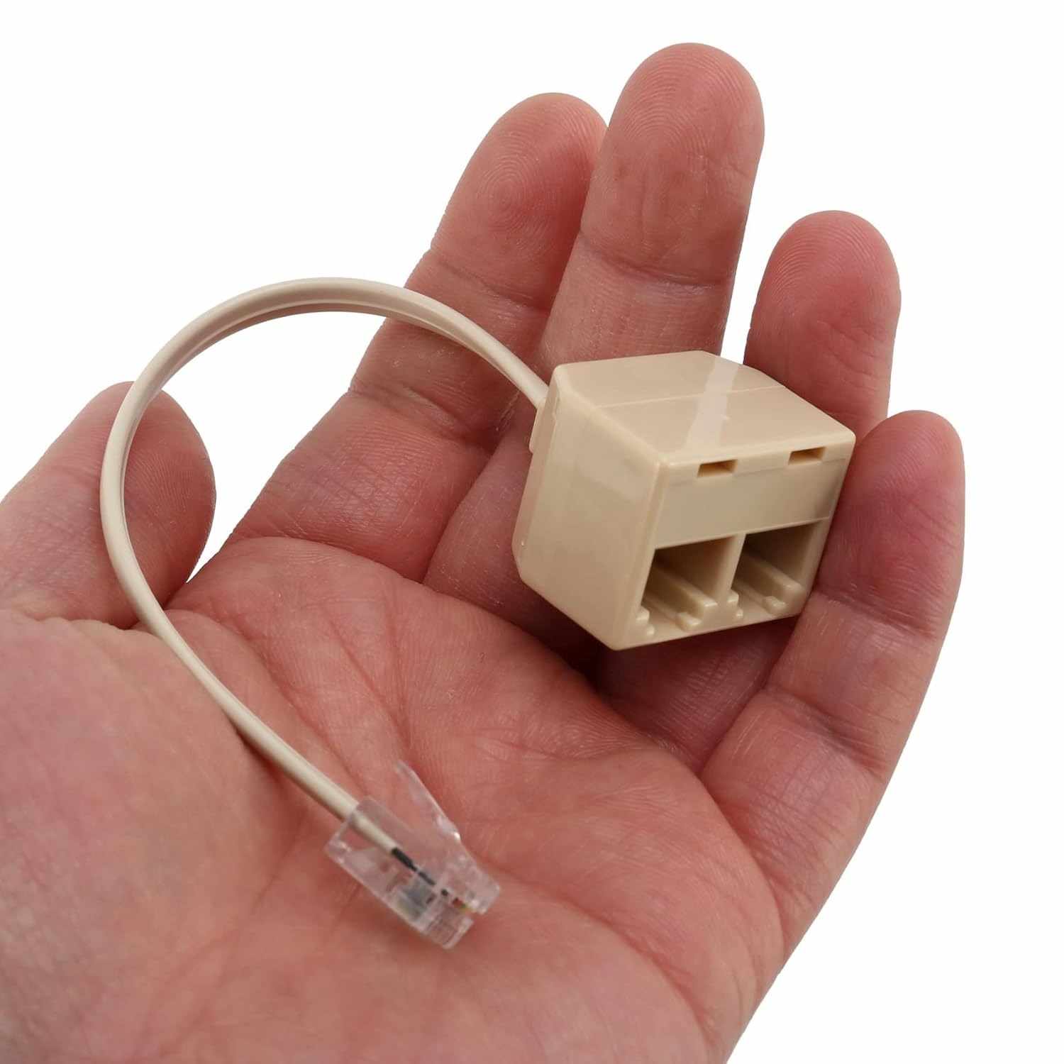 Bifurcador de telefono RJ11 con cable - imagen 3