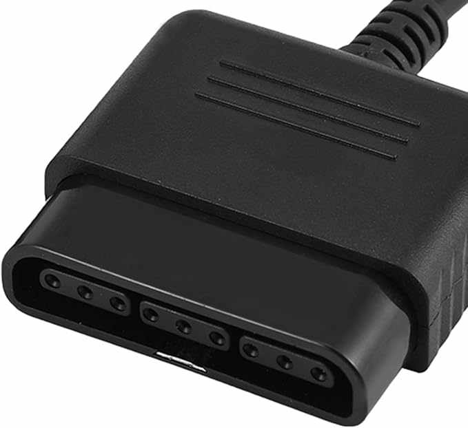 Adaptador conversor para mando de PS1 PS2 a PS3 o PC Negro - imagen 4
