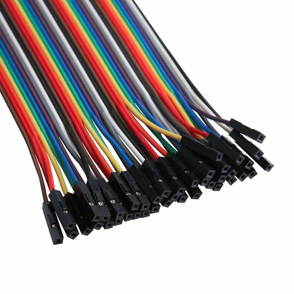 Cable alambre puente Dupont 40 pines hembra a hembra Multicolor - imagen 1