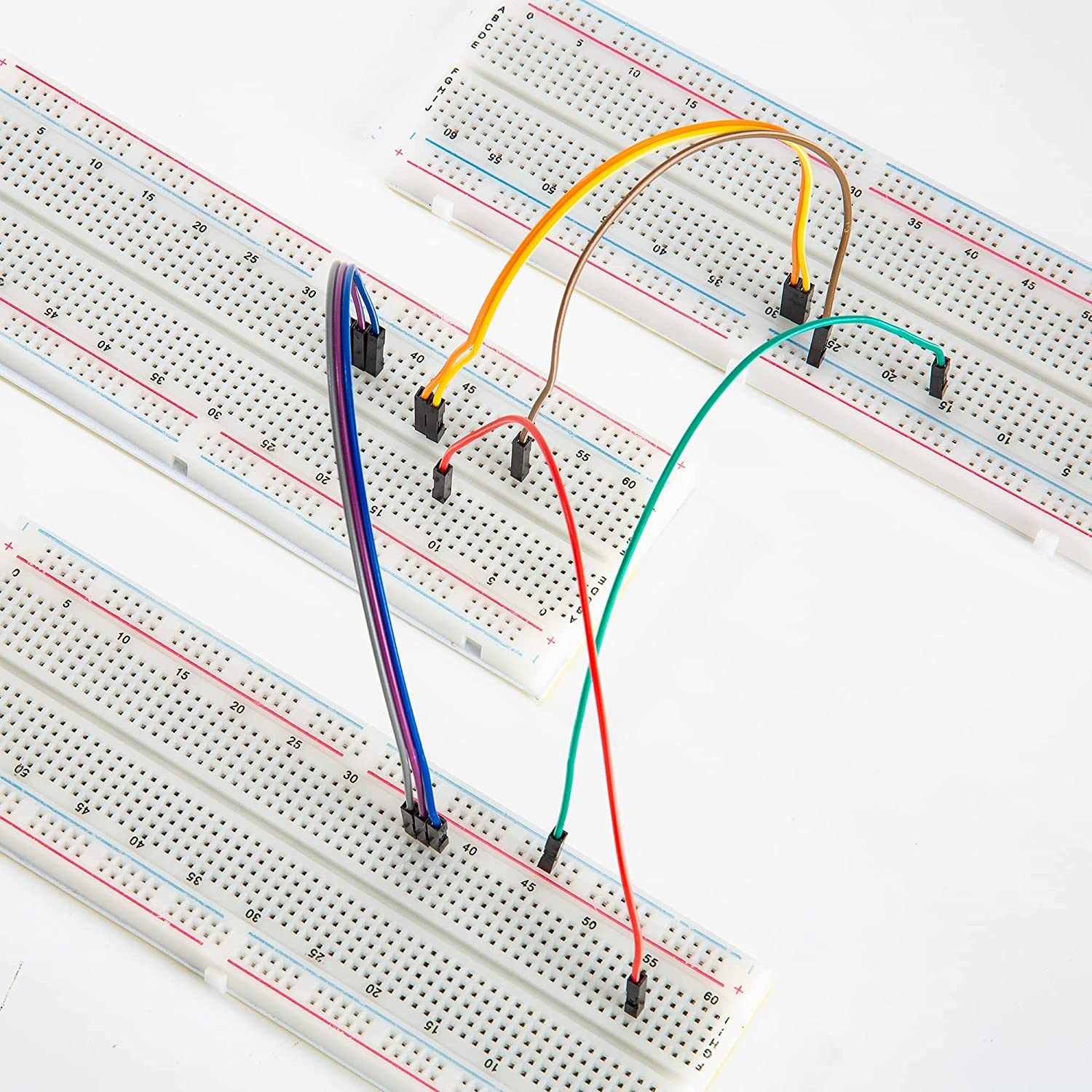 Cable alambre puente Dupont 40 pines hembra a hembra Multicolor - imagen 2