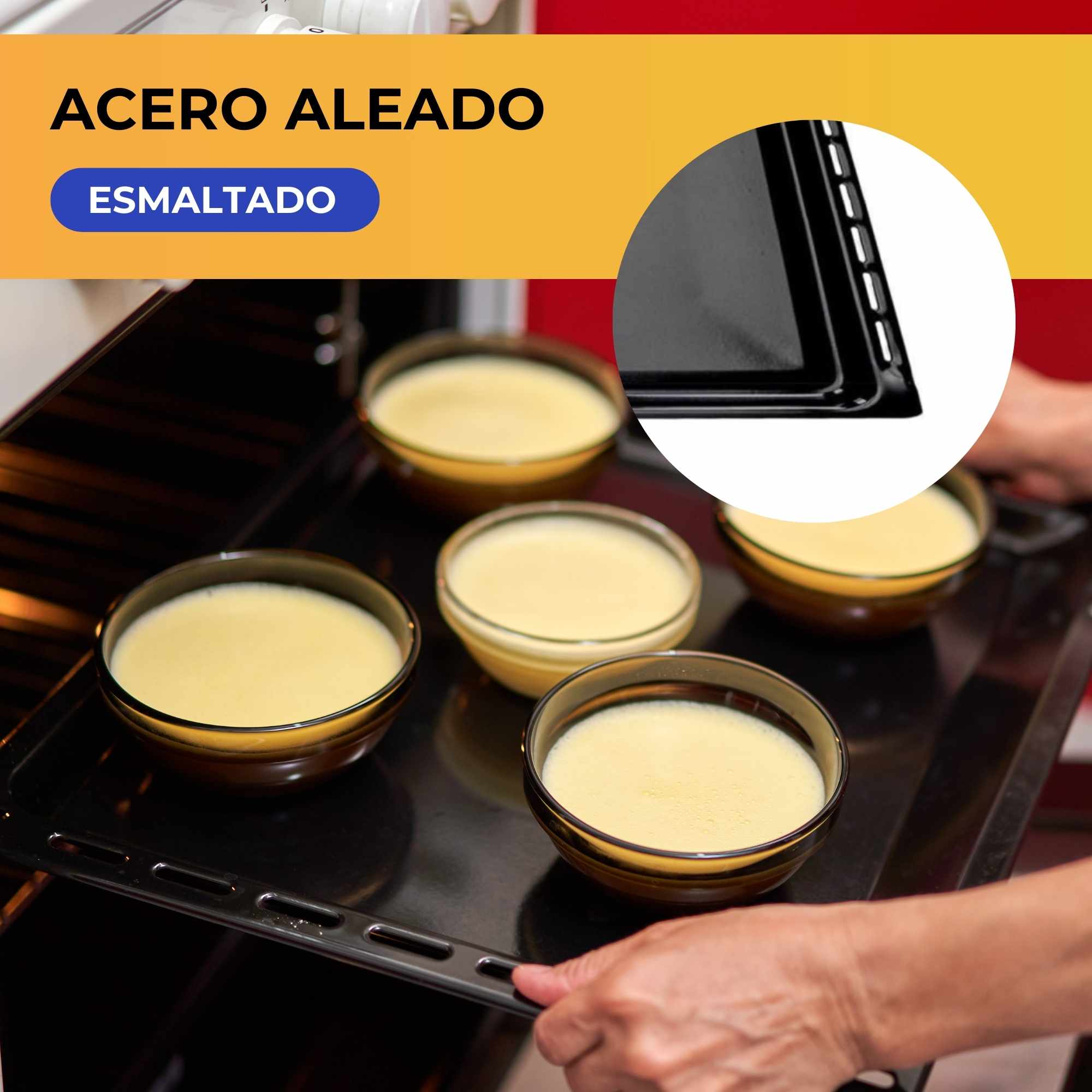 Bandeja Horno Teka 460X368mm Negro - imagen 6
