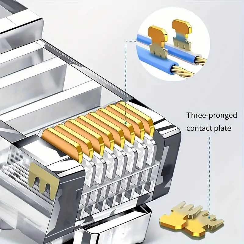 Conector RJ45 CAT6 pack 10 unidades - imagen 2