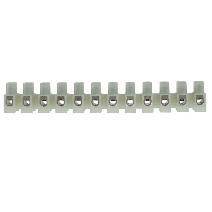 Regleta de conexion de cables electricos de seccion 4 mm Blanco 3 A - imagen 2
