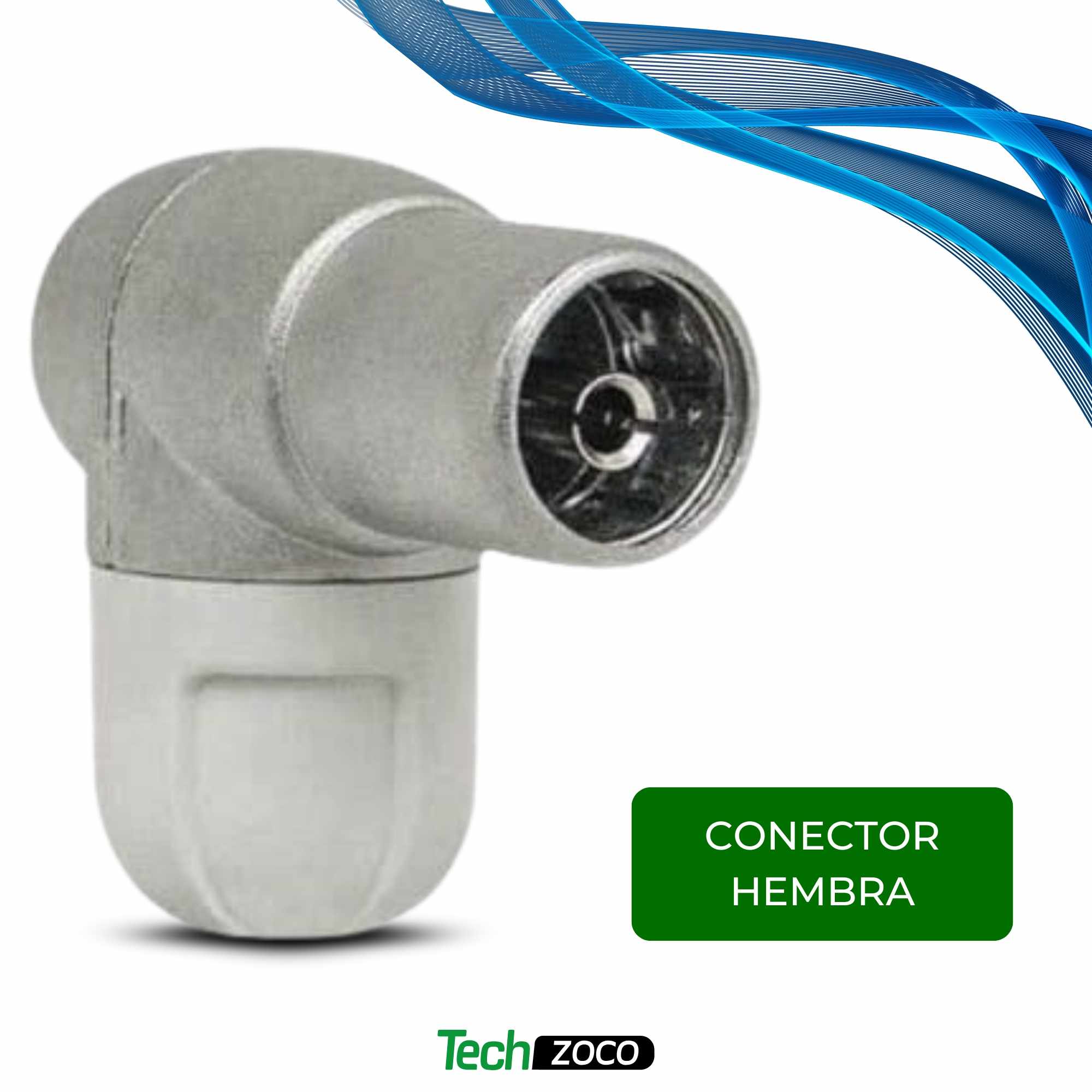 Conector CEI Hembra acodado 9.5mm - imagen 5