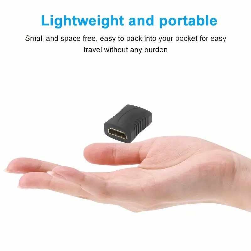 Empalme HDMI hembra Negro - imagen 2