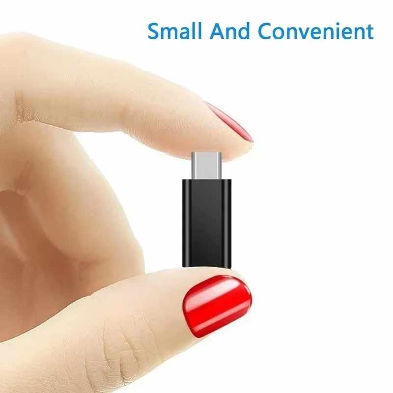 Adaptador USB tipo C 3.1 hembra a Micro USB macho Negro - imagen 4