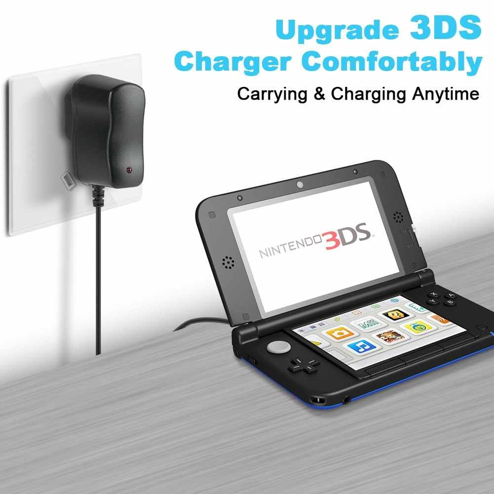 Adaptador de corriente para Nintendo Dsi - DSi XL - 3DS -3DS Negro - imagen 2