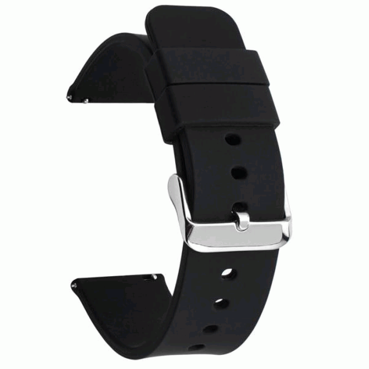 Pasador de goma para correas de reloj 24 mm Negro - imagen 6