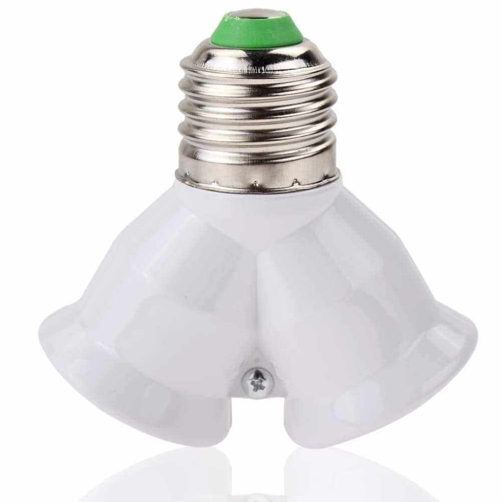 Casquillo de bombilla divisor E27 Blanco - imagen 2