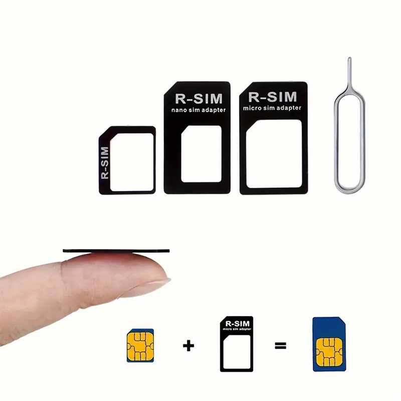 Adaptador de tarjeta nanoSIM microSIM y SIM para movil Negro - imagen 6