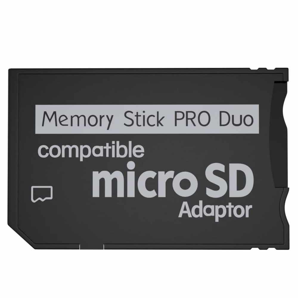 Adaptador de tarjeta micro SD a Memory Stick Negro