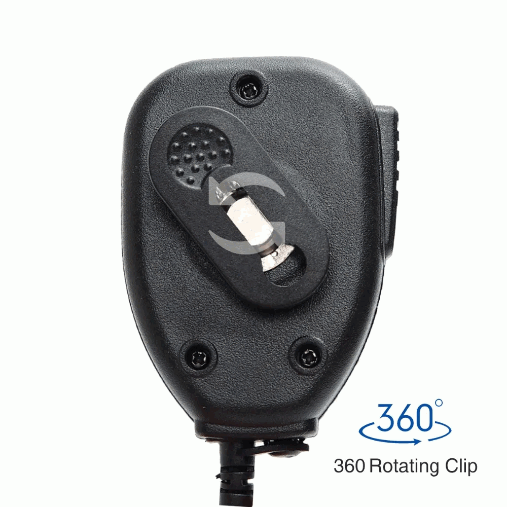 Microfono-altavoz para Walkie Talkie Baofeng UV-5R Negro - imagen 2