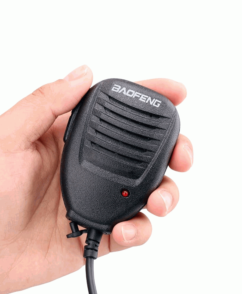 Microfono-altavoz para Walkie Talkie Baofeng UV-5R Negro - imagen 3