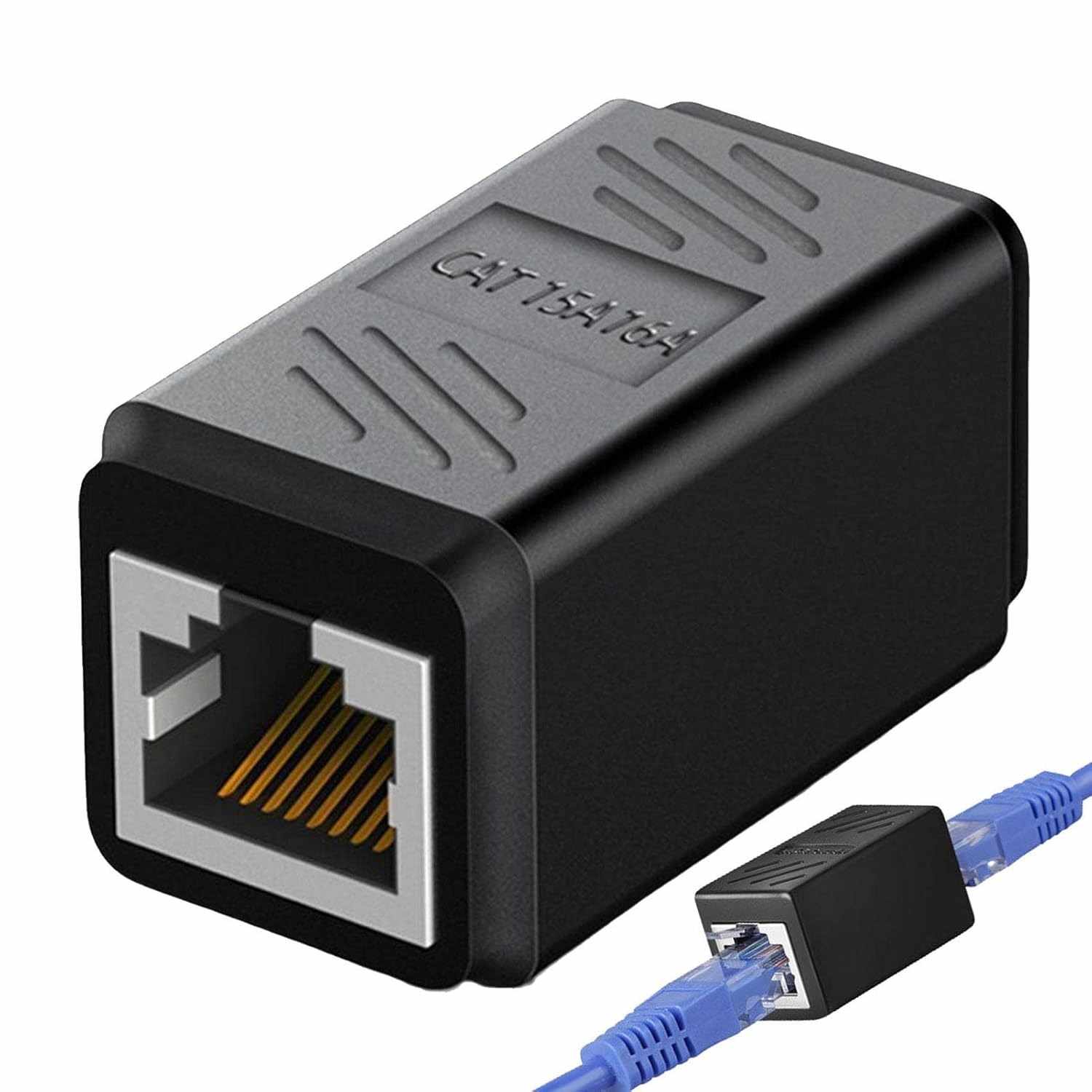 Empalme RJ45 CAT6 UTP Negro