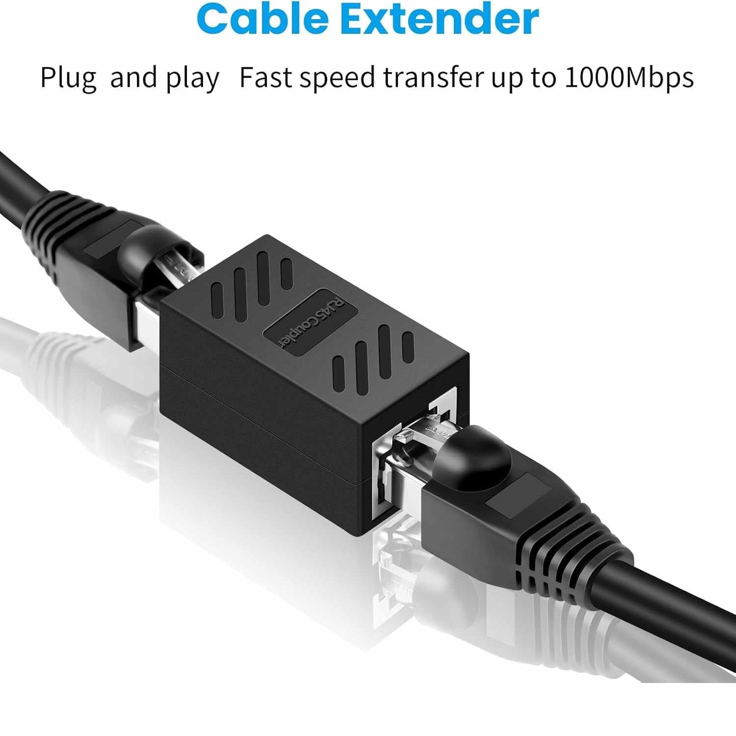 Empalme RJ45 CAT6 UTP Negro - imagen 6