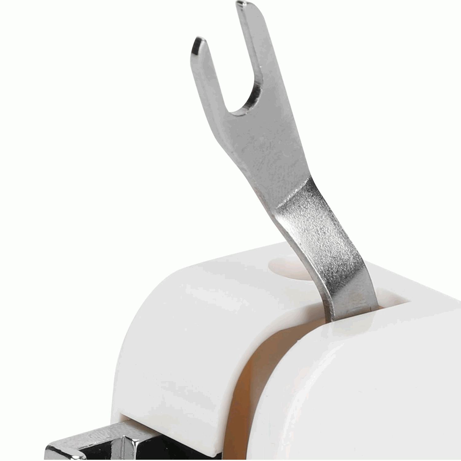 Prensatelas con cortador lateral para maquina de coser Blanco - imagen 5