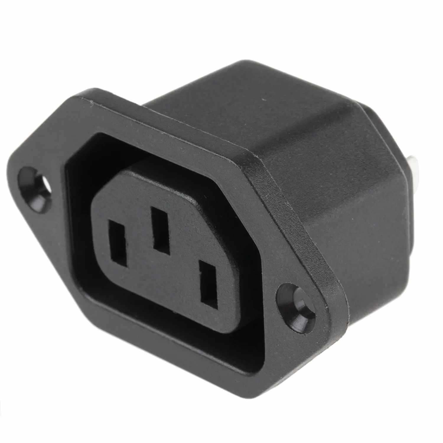 Conector de alimentacion C13 AC hembra Negro 10 A - imagen 1