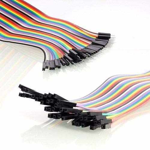 Cable alambre puente Dupont 40 pines hembra a macho 20 cm Multicolor - imagen 5