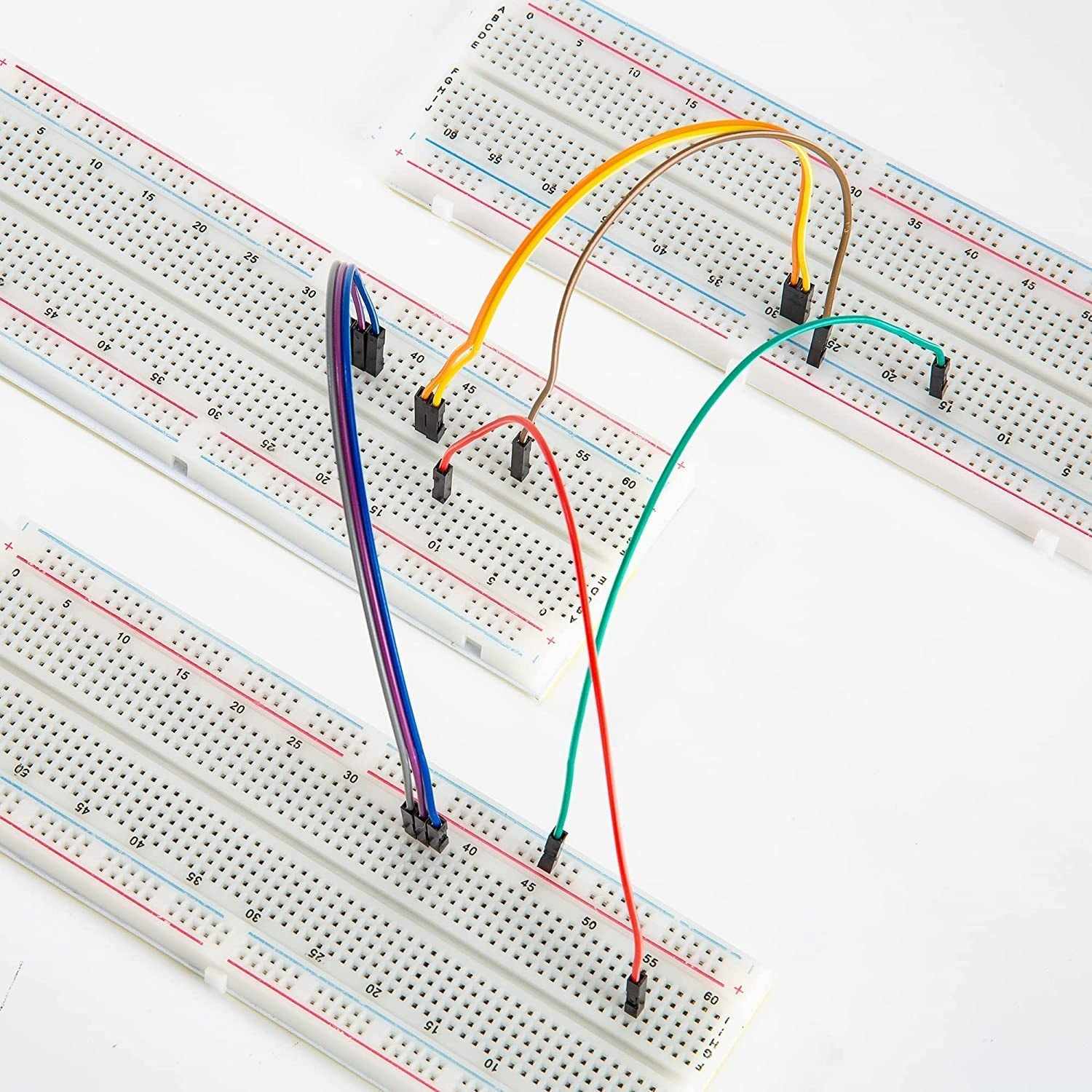 Cable alambre puente Dupont 40 pines hembra a macho 20 cm Multicolor - imagen 6