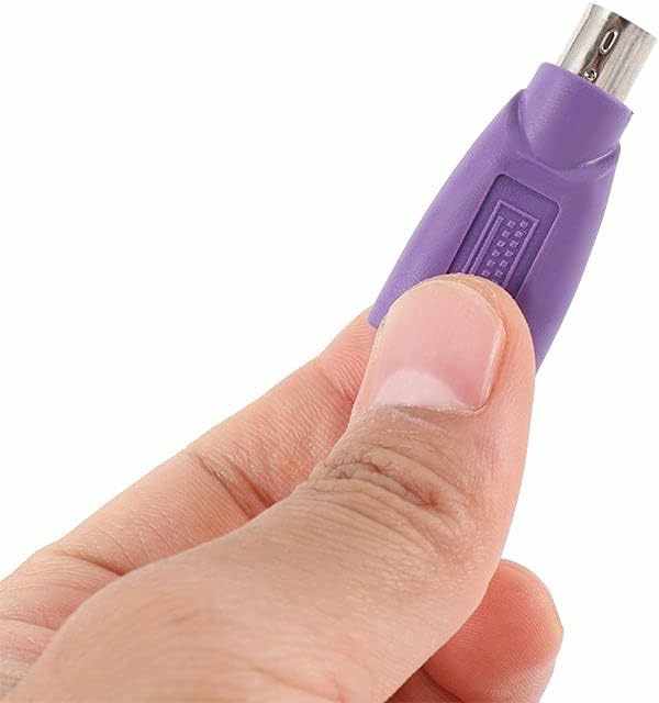 Adaptador USB a PS2 para teclado Morado - imagen 2