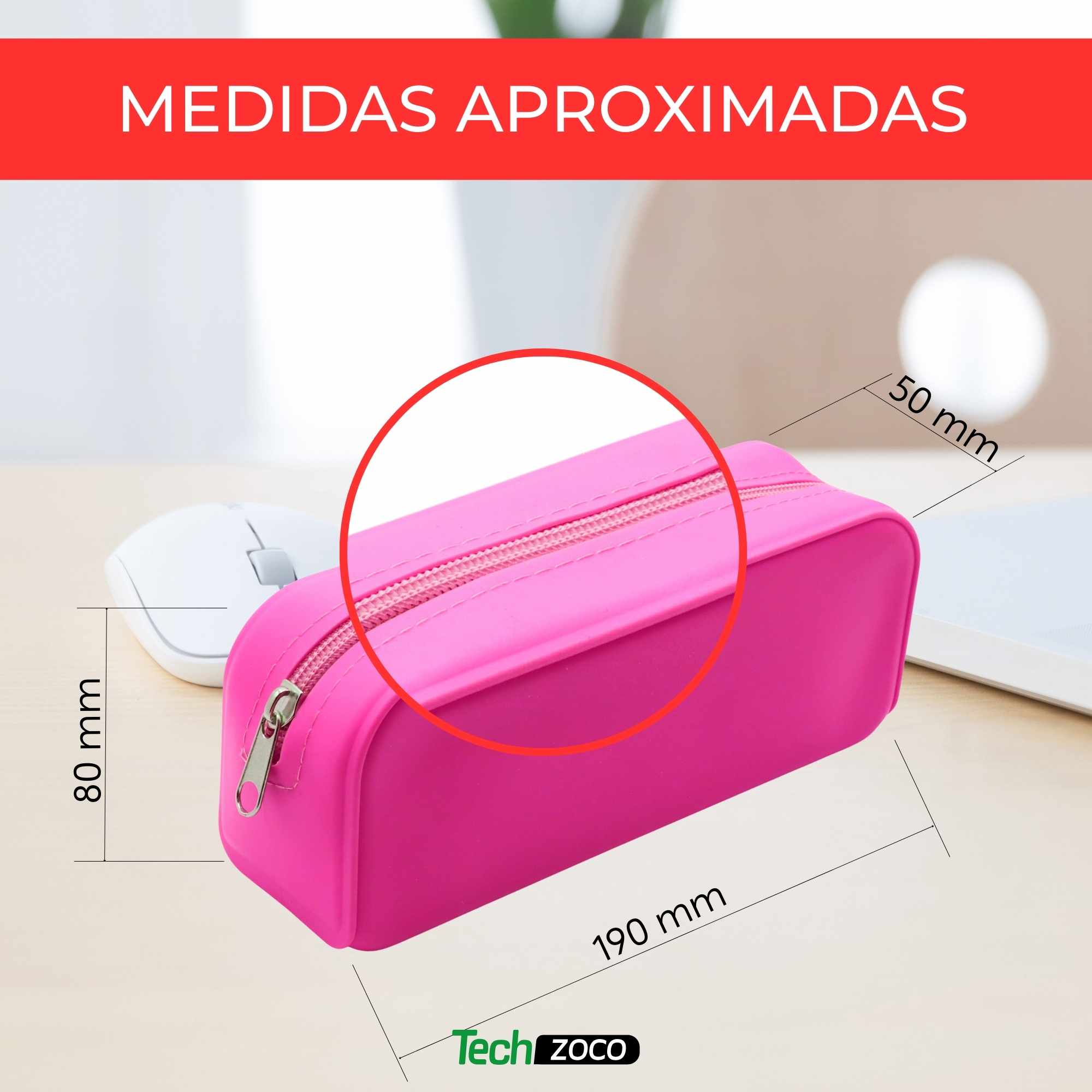 Estuche silicona rosa - imagen 5