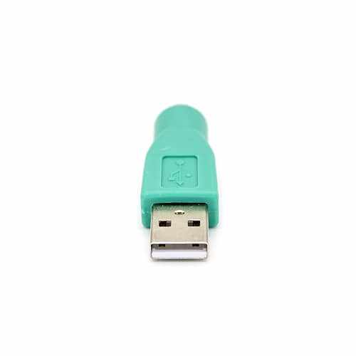 Adaptador PS2 hembra a USB Macho verde - imagen 2
