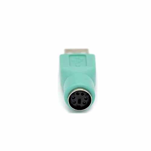 Adaptador PS2 hembra a USB Macho verde - imagen 3