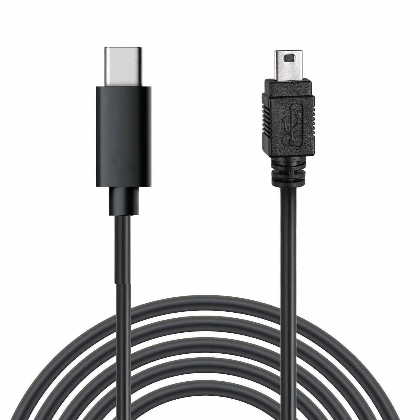 Cable Usb-c 3.1 Macho A Mini Usb-5pin 2.0 Macho 2 Metros Negro