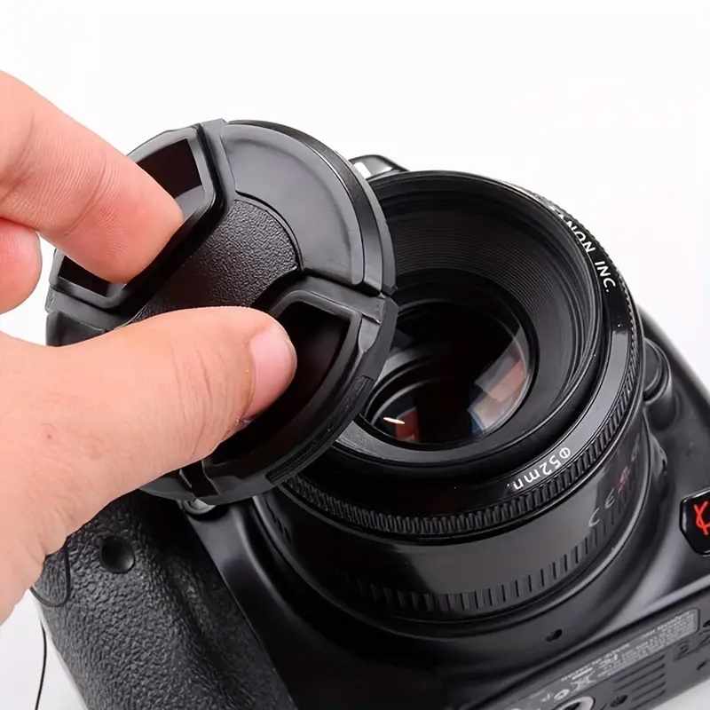 Tapa universal para lentes de cámara 55 mm Negro - imagen 2