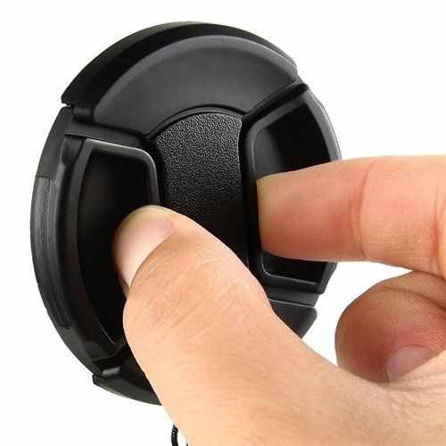Tapa universal para lentes de cámara 55 mm Negro - imagen 4