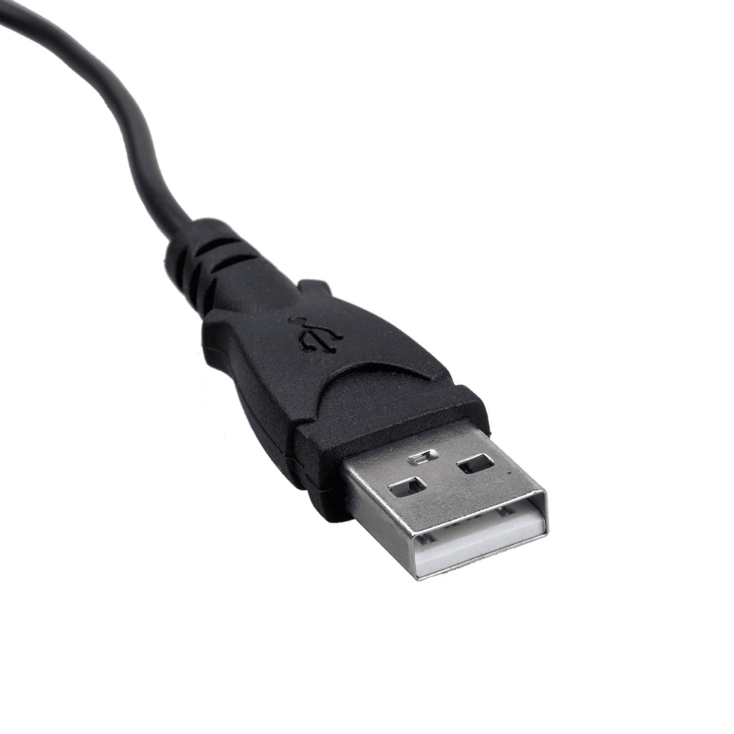 Cable alimentacion USB 2.0 DC 5.5 mm x 2.5 mm 0.8 Metros Negro - imagen 2