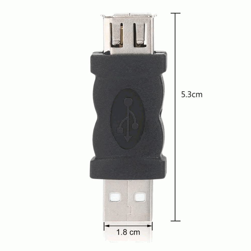 Adaptador USB macho a Firewire IEEE 1394 6 pines hembra - imagen 3