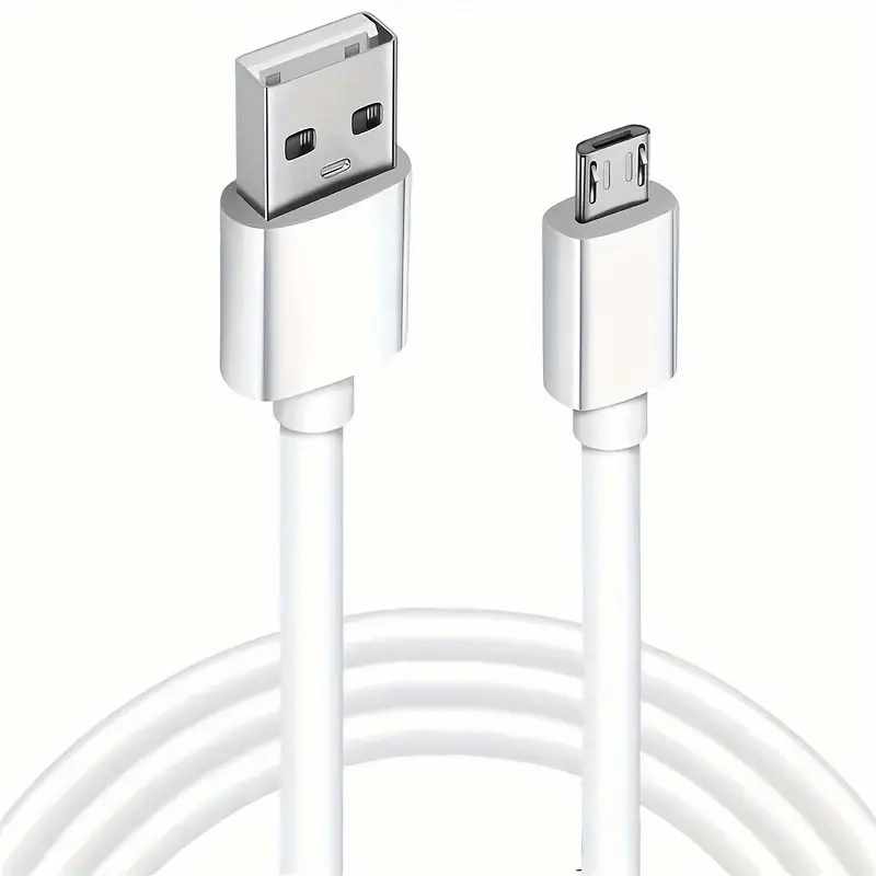 Cable Micro USB Carga y sincronizacion 1 Metro Blanco