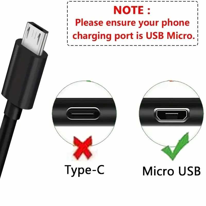 Cable Micro USB Carga y sincronizacion 1 Metro Blanco - imagen 6