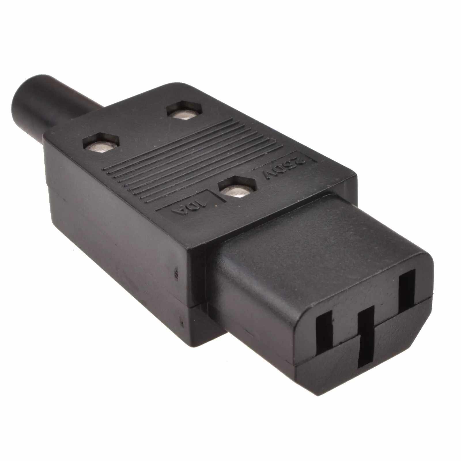 Conector alimentacion C13 hembra Negro 10 A - imagen 1