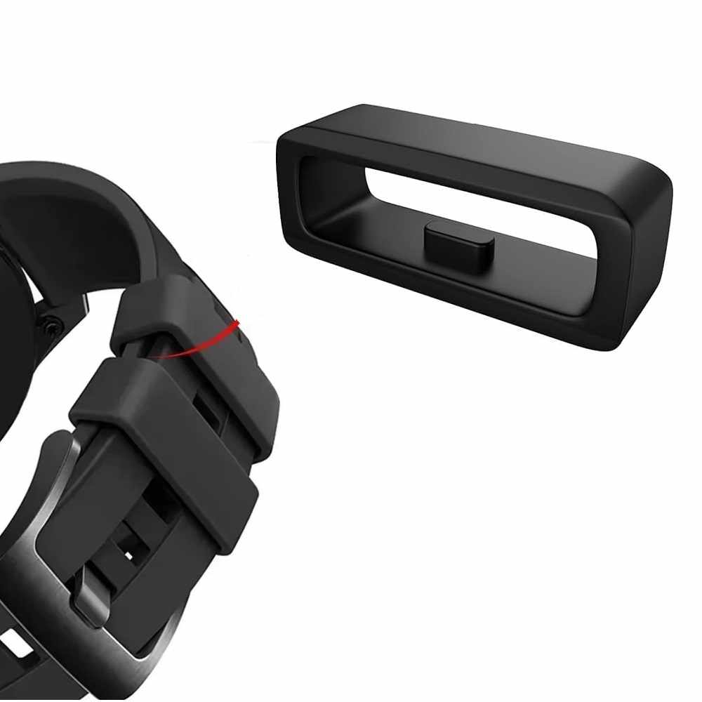 Pasador de goma para correas de reloj 22 mm Negro - imagen 1