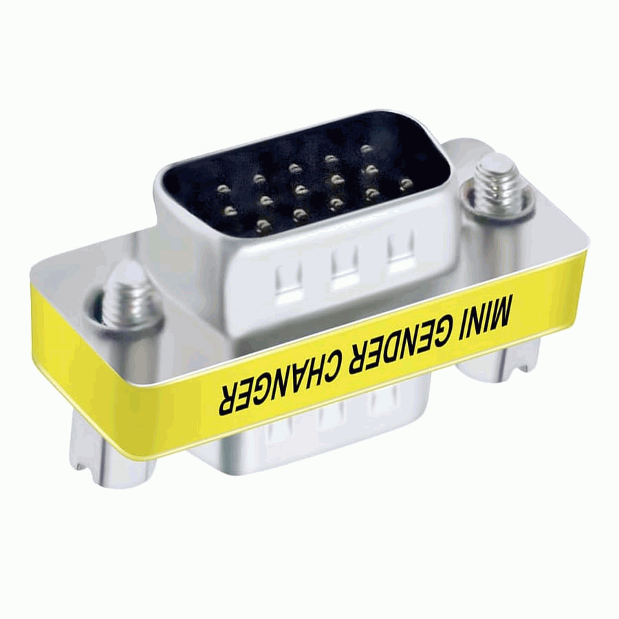 Adaptador VGA 15 pines macho macho - imagen 2
