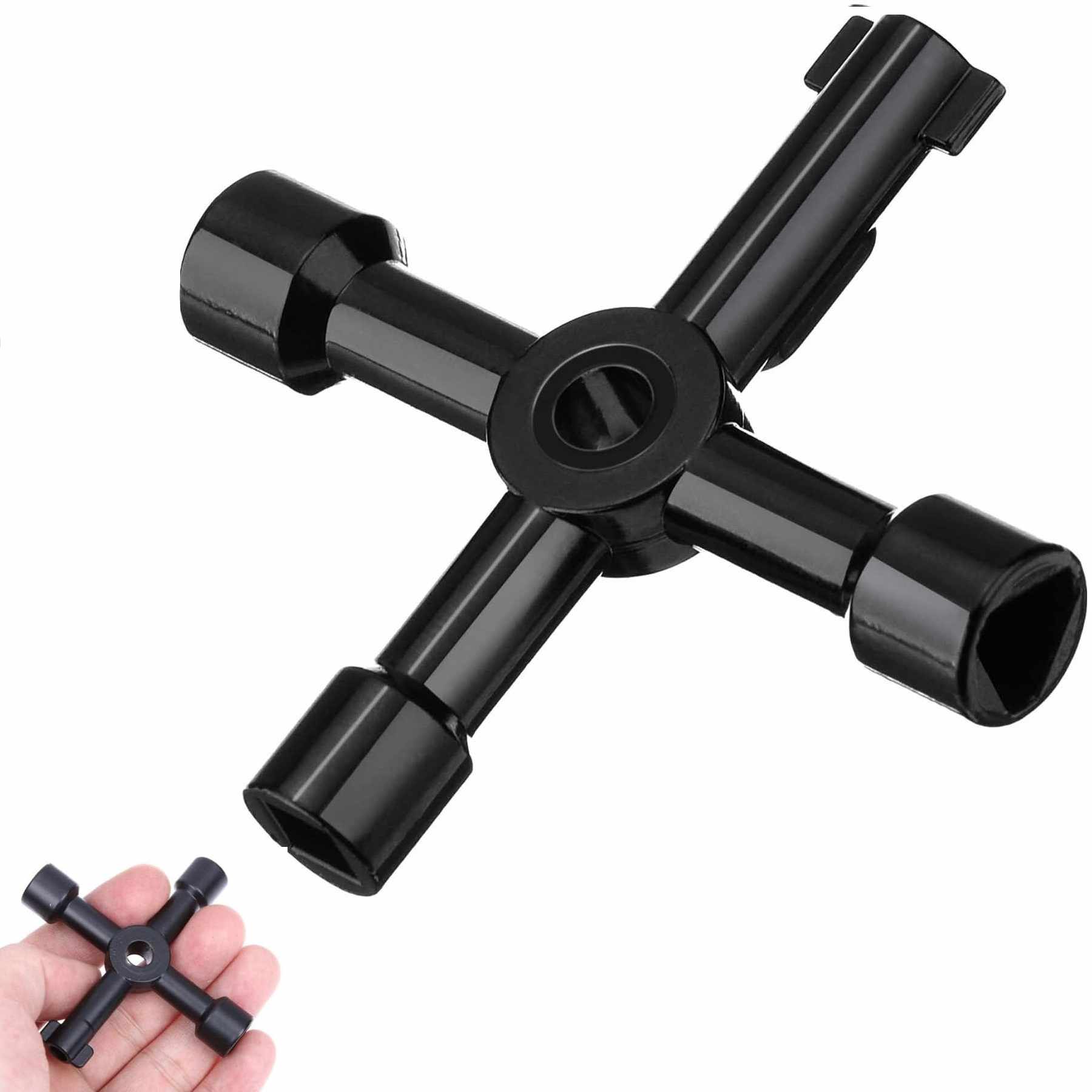 Llave Multifuncional de 4 puntas negro